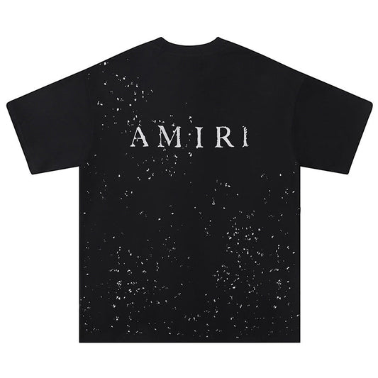 AMRI Ink-Splash Print T-Shirt