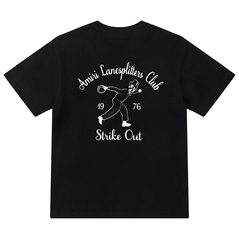AMRI Lanesplitters logo-print cotton T-Shirt