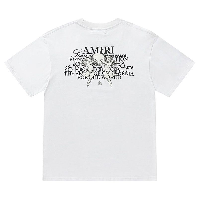 AMRI Crew Neck Unisex Street Style Plain Cotton T-Shirt