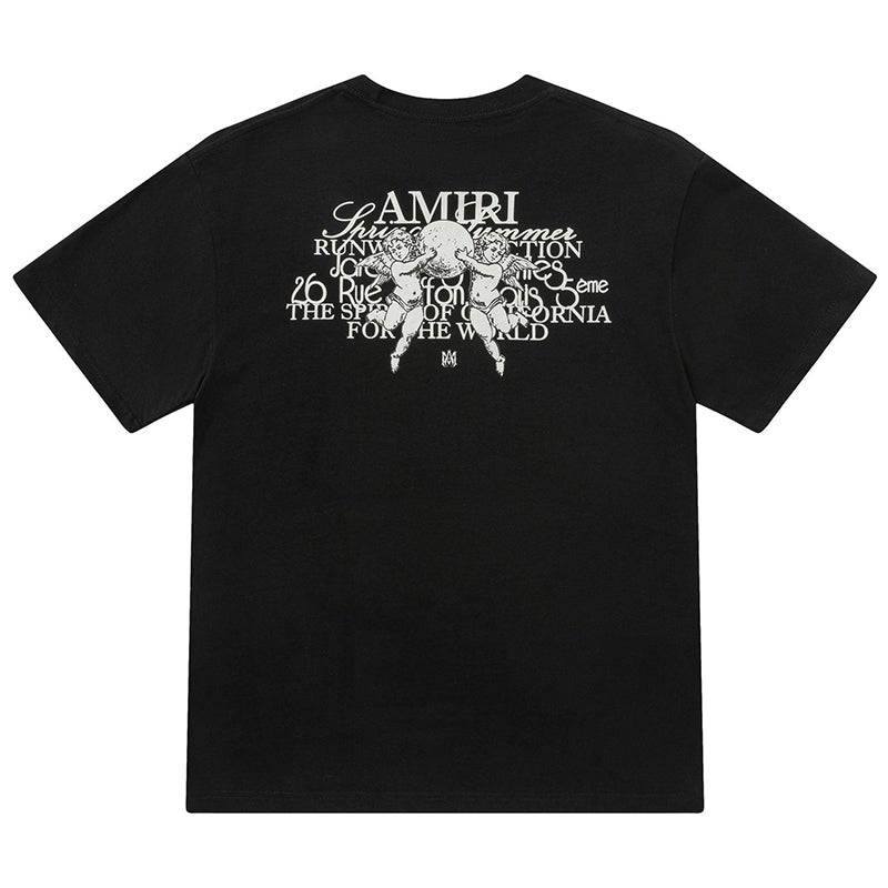 AMRI Crew Neck Unisex Street Style Plain Cotton T-Shirt