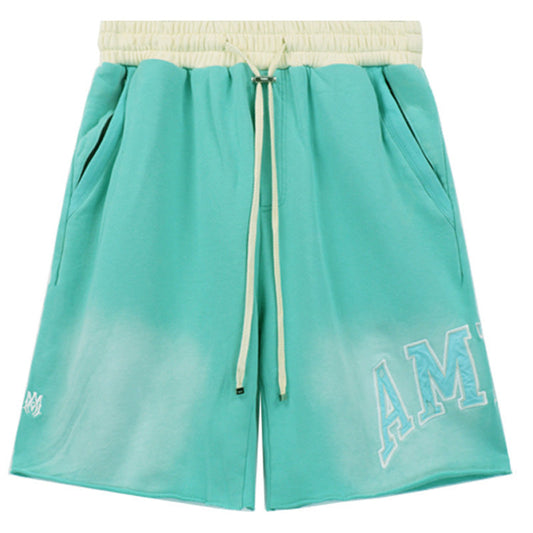 AMRI Straight-Leg Logo-Appliquéd Cotton-Jersey Shorts