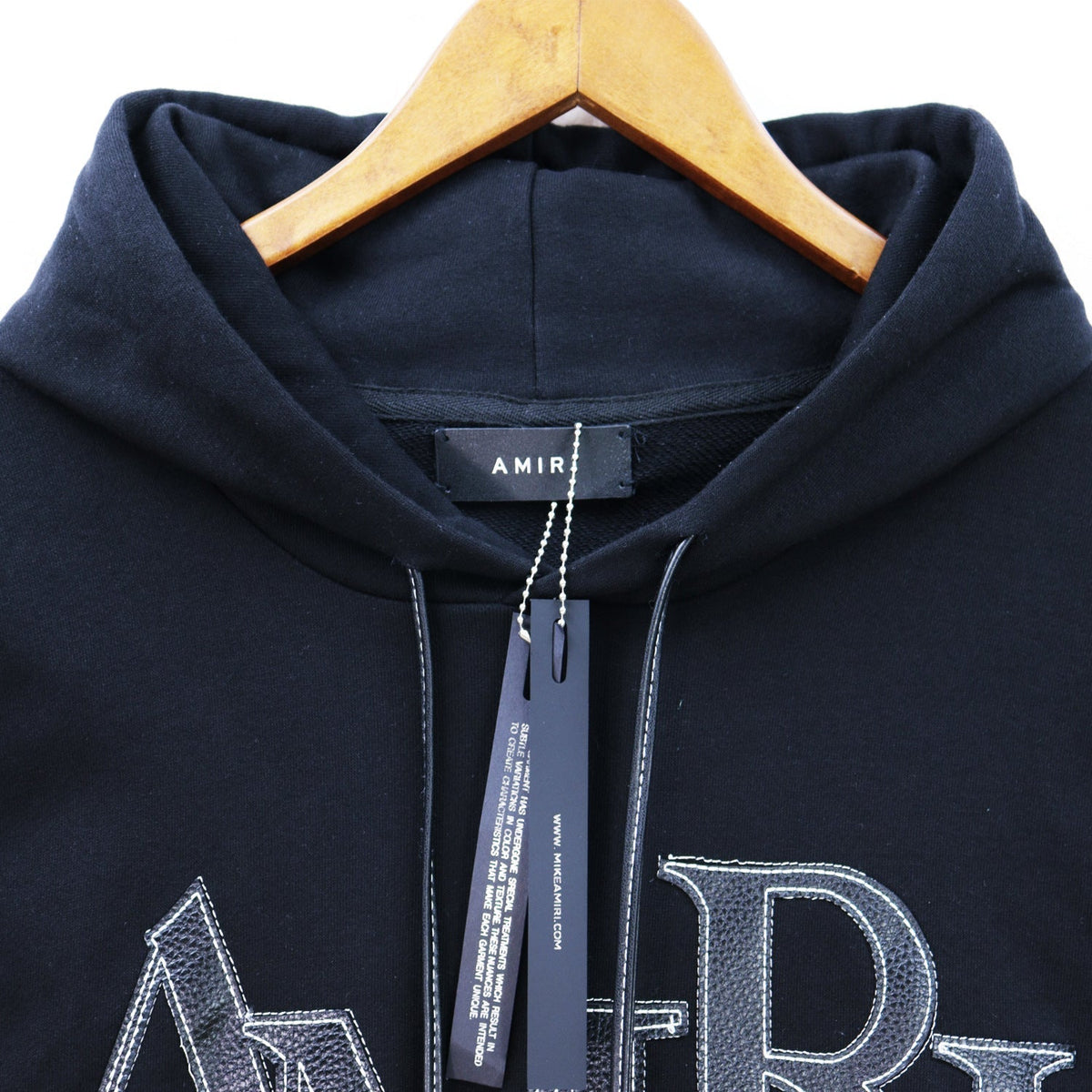 AMRl logo-applique cotton Hoodies