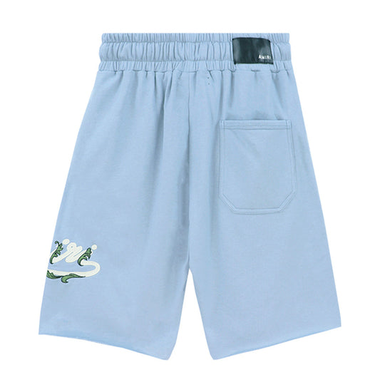 AMRI Letter Logo Embroidery Shorts