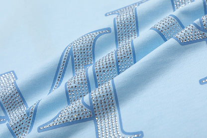 AMRI Letter Logo Print Cotton T-Shirt