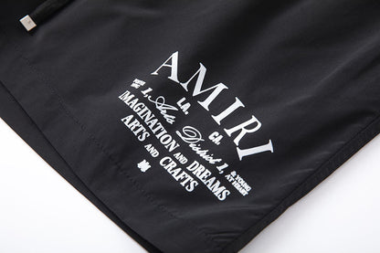 AMRI Letter Logo Print Short
