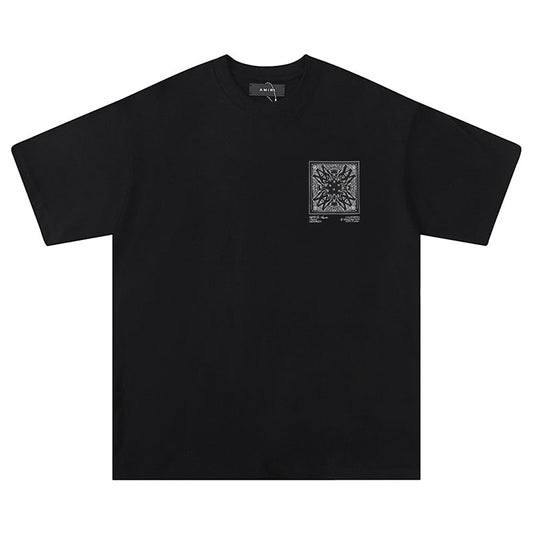 AMRI Printed Cotton Crewneck T-Shirt