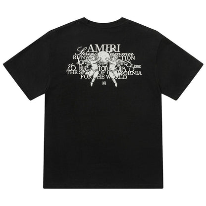 AMRI Crew Neck Unisex Street Style Plain Cotton T-Shirt