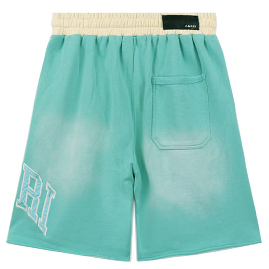 AMRI Straight-Leg Logo-Appliquéd Cotton-Jersey Shorts