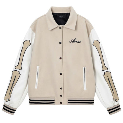 AMRl Bones Varsity Jacket