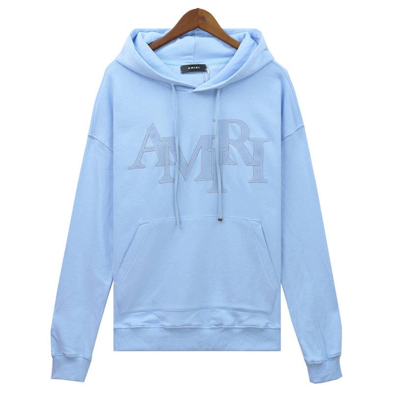 AMRl logo-applique cotton Hoodies
