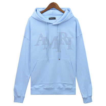 AMRl logo-applique cotton Hoodies