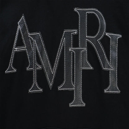 AMRl logo-applique cotton Hoodies