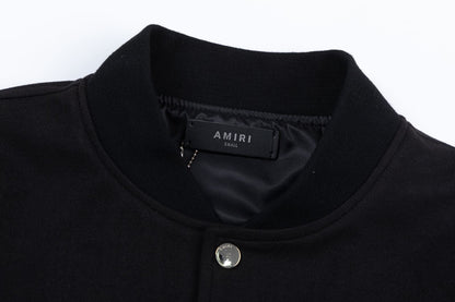 AMRl Staggered Logo Varsity Jacket