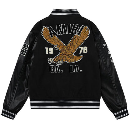 AMRI appliqué-logo Varsity Jackets