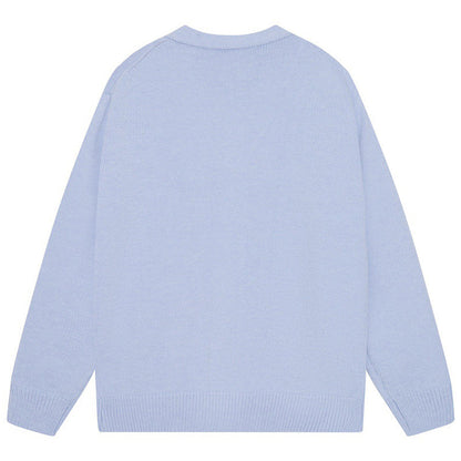 AMRI Cotton V-Neck Bones Cardigan