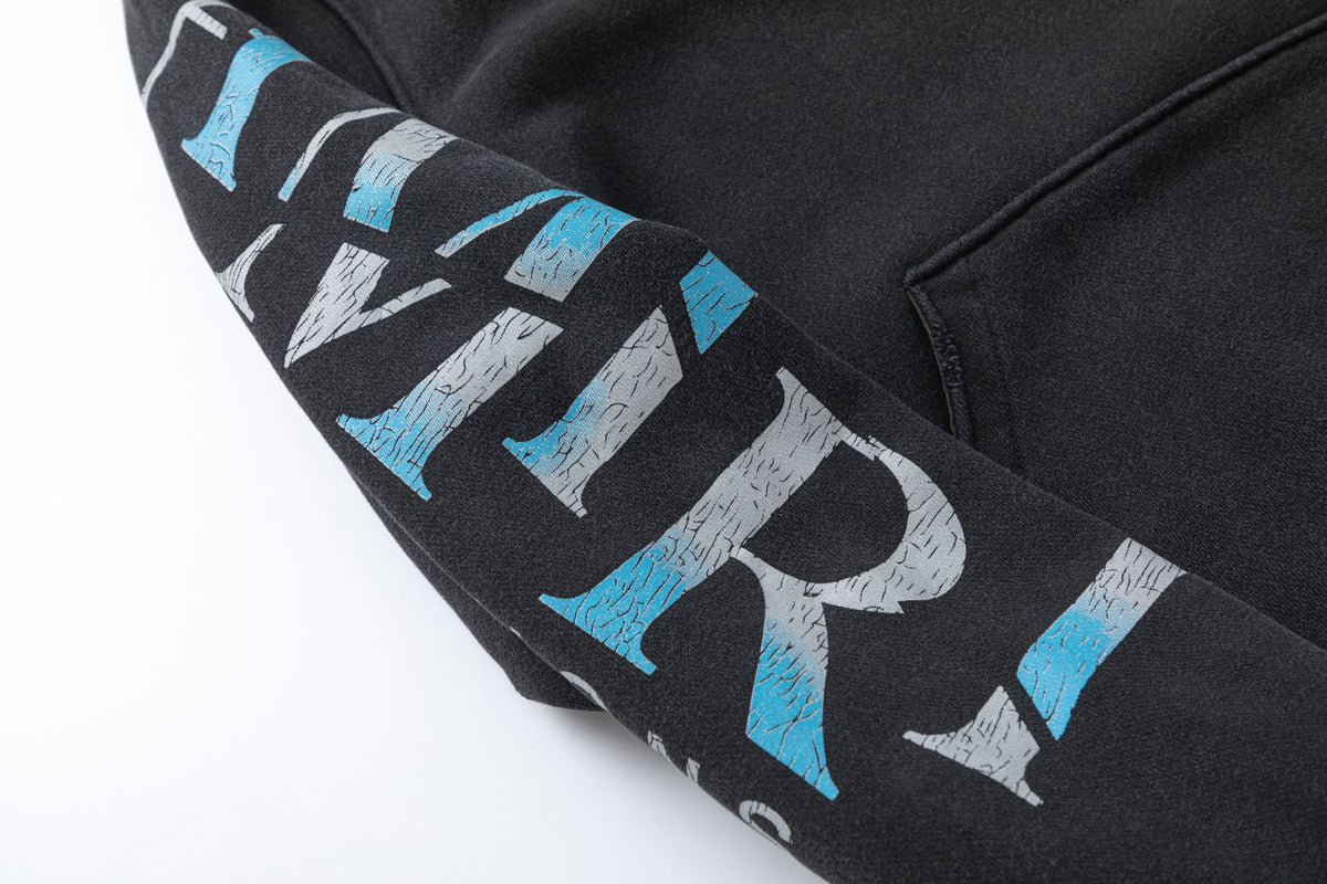 AMRI Theater Masks Print Cotton Hoodie