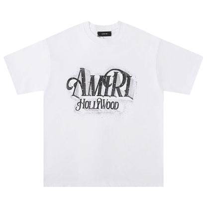 AMRI Logo crystal-embellished cotton T-shirt