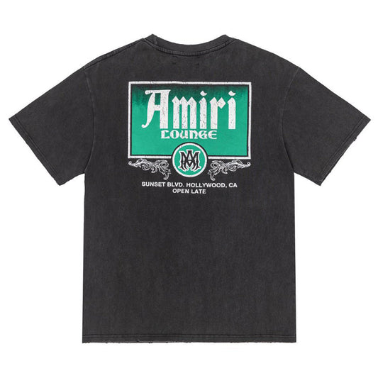 AMRI Lounge Crystal Embellished Cotton Graphic T-Shirt