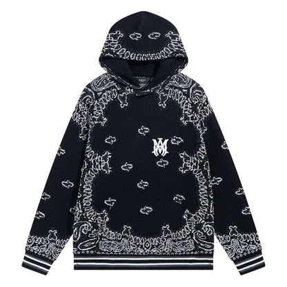 AMRI Black Bandana B-Ball Hoodie