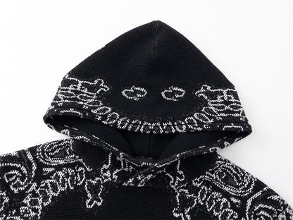 AMRI Black Bandana B-Ball Hoodie