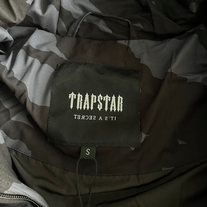 Trapstar Puffer Jacket Hyperdrive Technical Black Tiger Camo