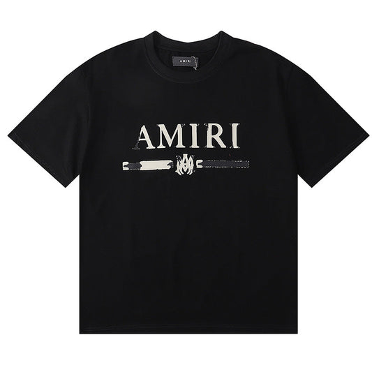 AMRI Logo-Appliquéd Distressed Cotton-Jersey T-Shirts