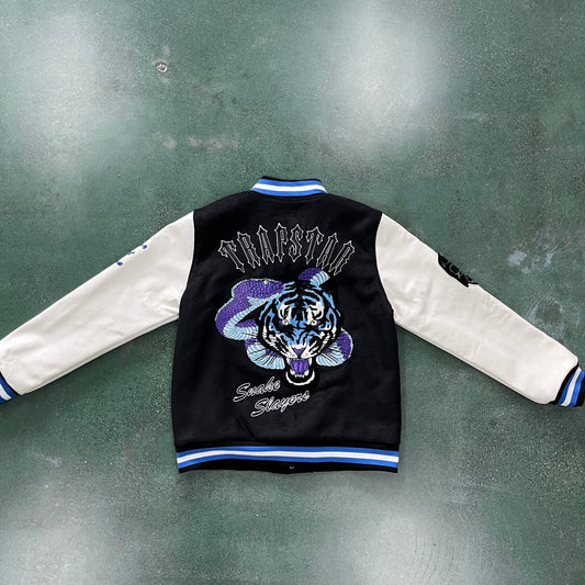 Trapstar Varsity Jacket Couro Legítimo