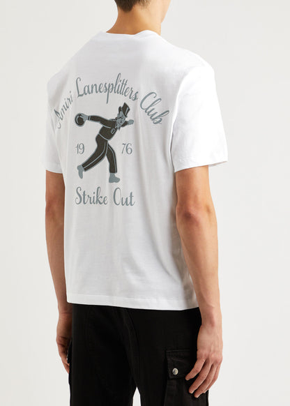AMRI Lanesplitters logo-print cotton T-Shirt