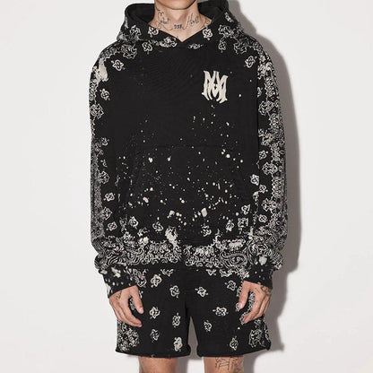 AMRI Bandana Bleach hoodie