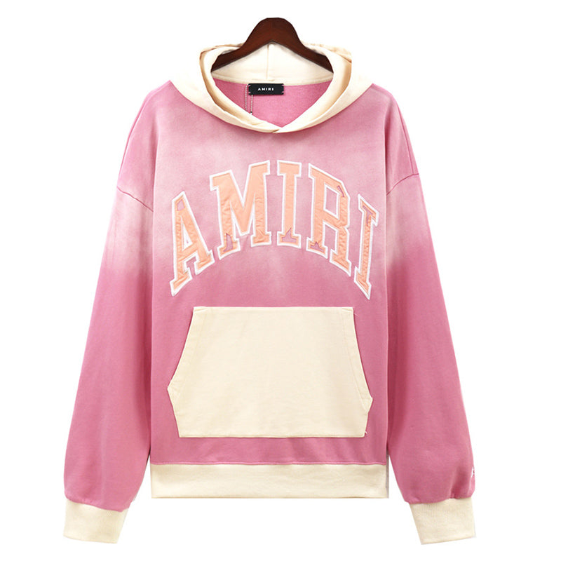 AMRI Logo-Appliqued Colour-Block Cotton-Jersey Hoodies