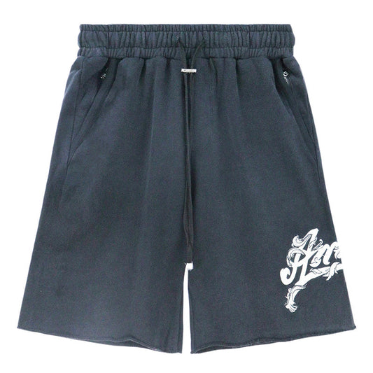AMRI Letter Logo Embroidery Shorts