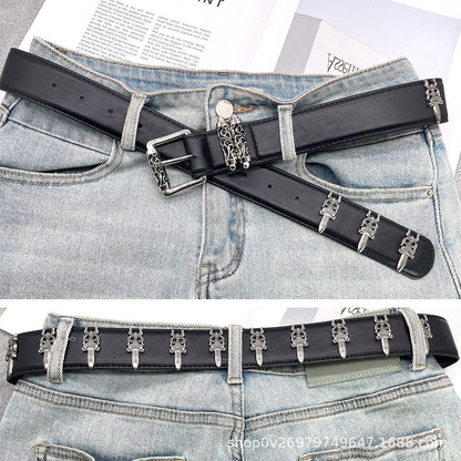 Chh Chrome Heart Belt Punk High Street Man