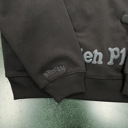Broken P Heart Skull Hoodie